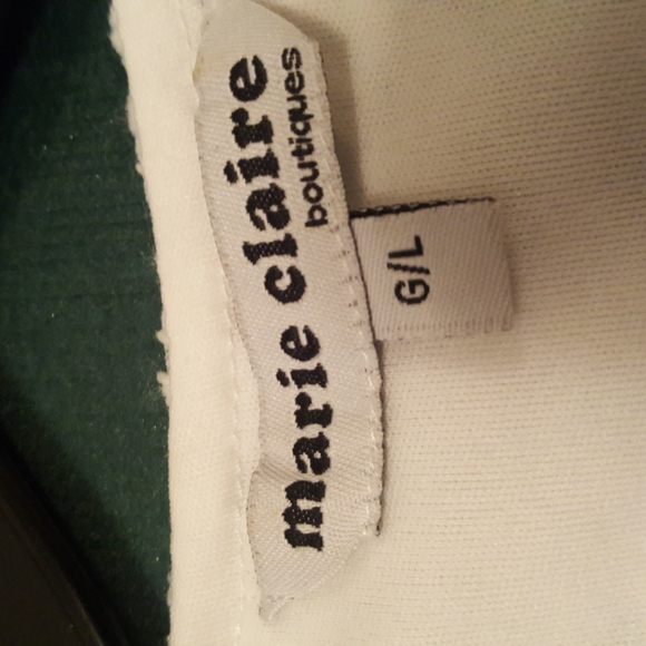 Short sleeved white lace crew neck top - Picture 4 of 4